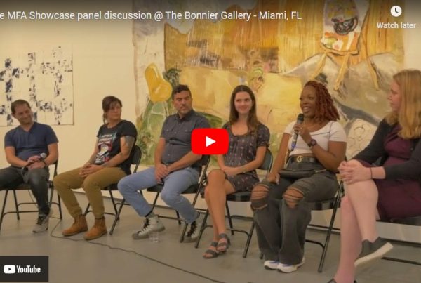 Bonnier Gallery Miami - MFA Show panel