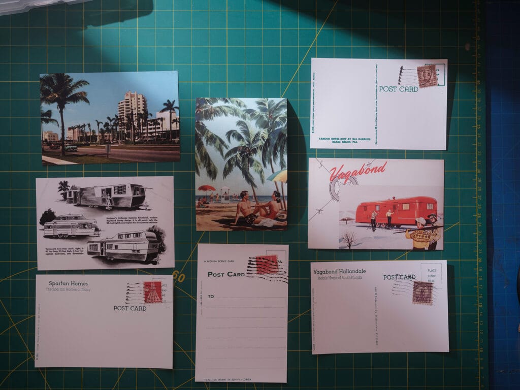 Sunset Colonies Companion detail - Sunset Colonies Special Edition custom postcards